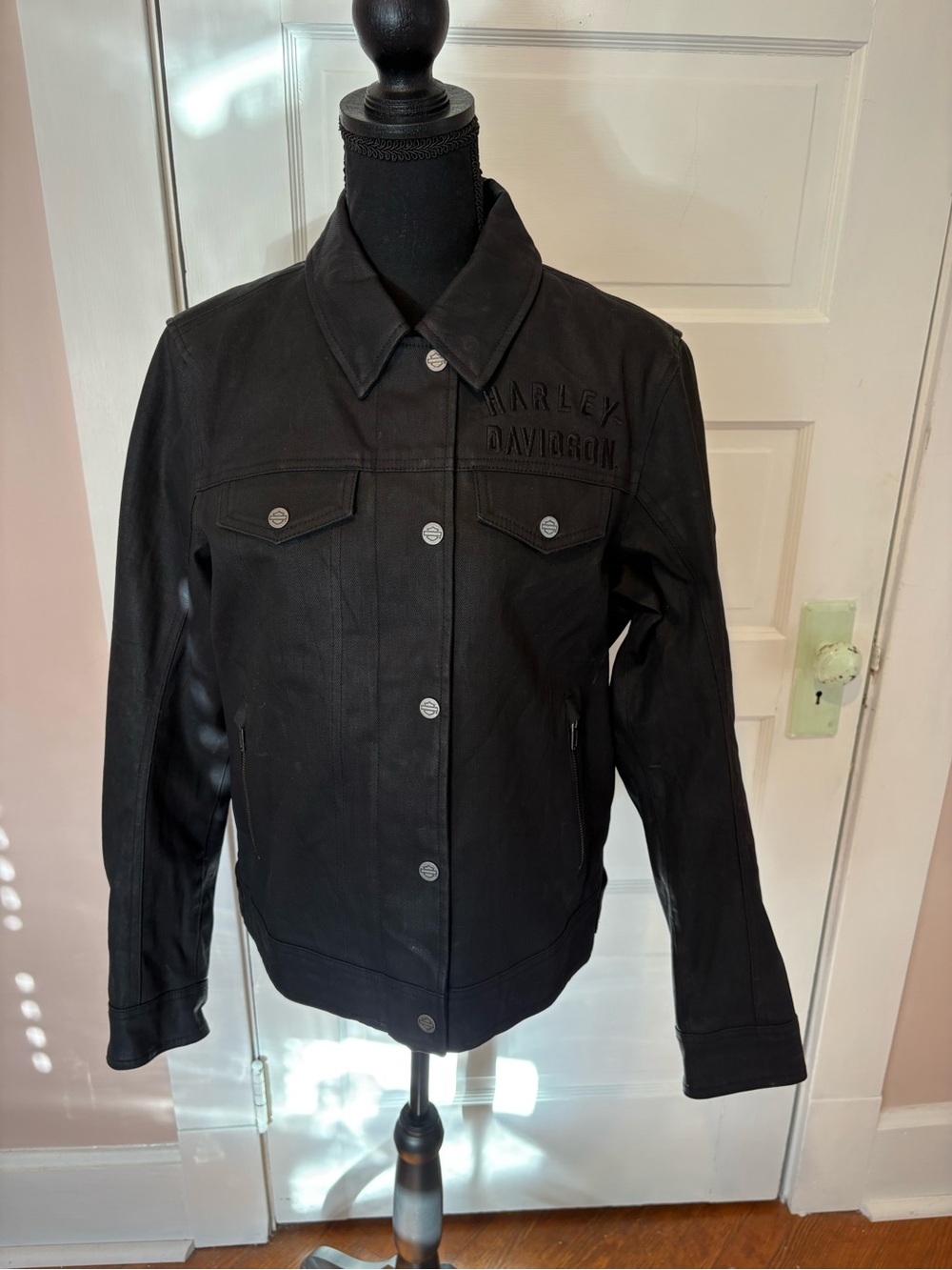 Harley-Davidson Black Womens HD -Flex layering system outer jacket size medium.